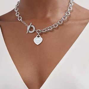 Heart Tag Toggle Necklace